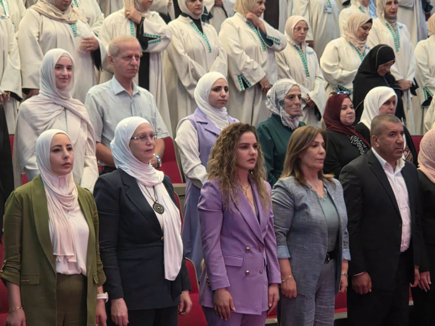 The Minister of Women's Affairs participates in the graduation ceremony of the "Stronger Women... Stronger Nations" program. "Stronger Nations" for the organization Women for Women.