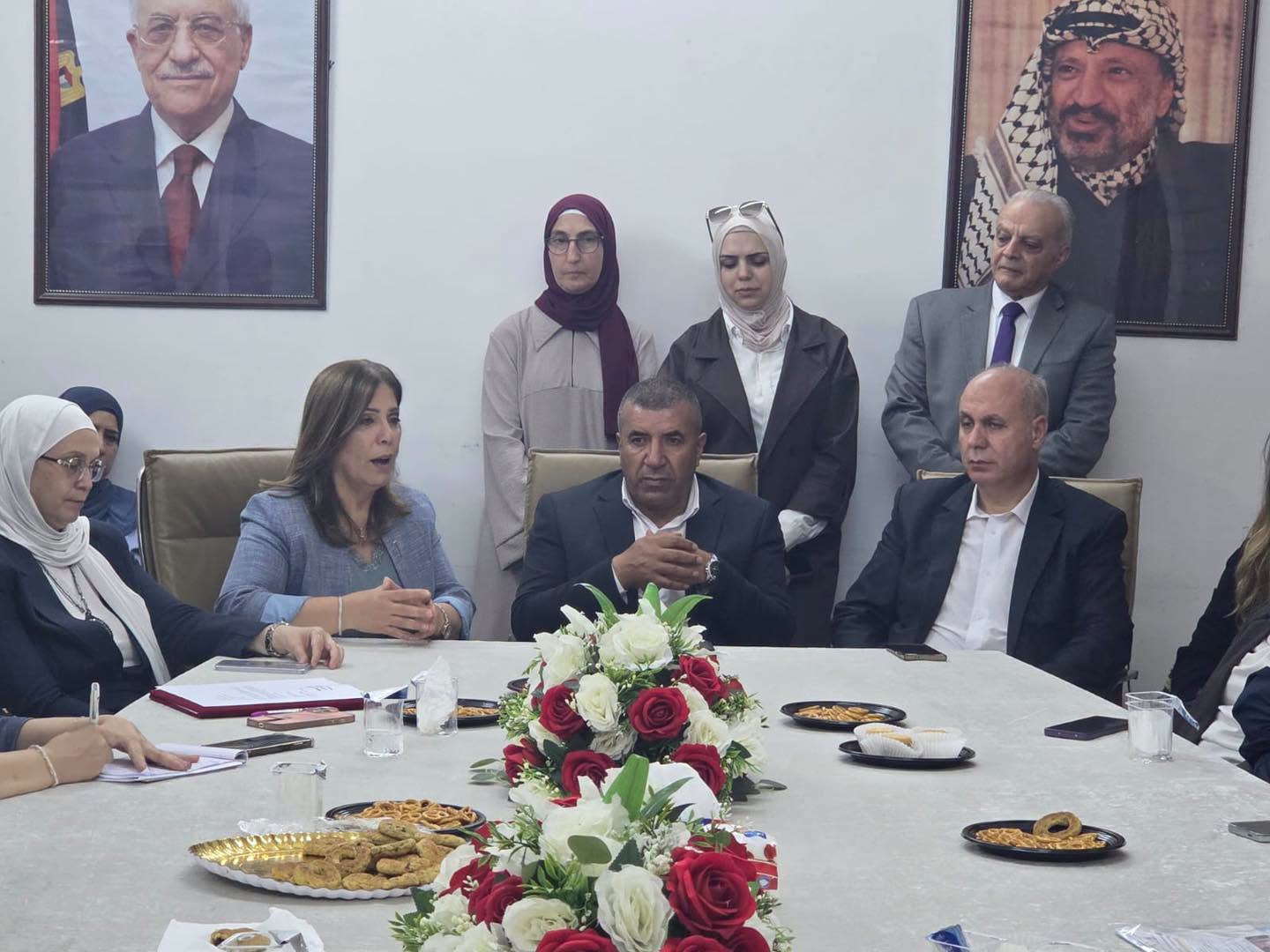 Minister of Women’s Affairs Meets with Women’s Organizations and Women in Hebron’s Old City and Underscores the Importance of Partnership in Strengthening Women’s Resilience