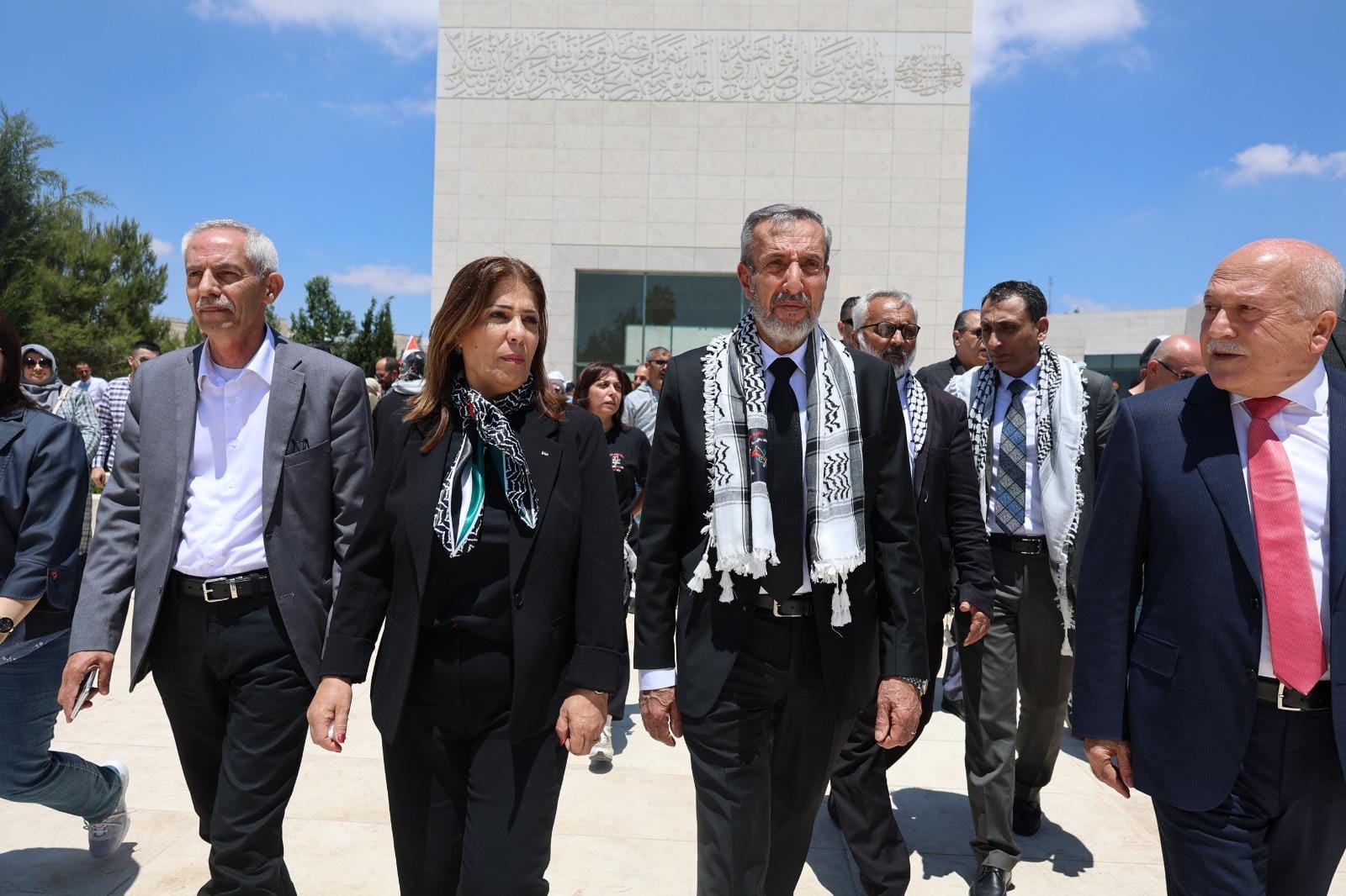 رام الله - مشاركة وزارة شؤون المرأة في فعاليات الذكرى ٧٦ للنكبة. 