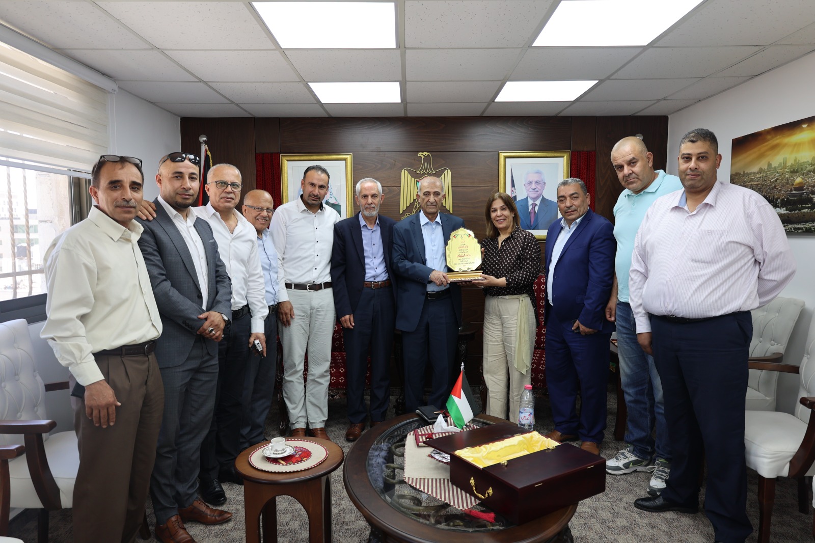  خلال لقاء معالي وزيرة شؤون المرأة مع وفد من جامعة الخليل