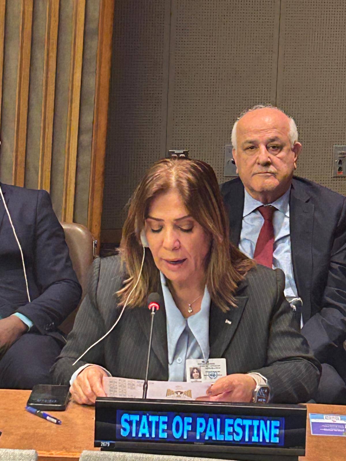 وزيرة شؤون المرأة تشارك باللقاء الوزاري التفاعلي رفيع المستوى حول نتائج مراجعات بيجين +30 والخطوات التالية