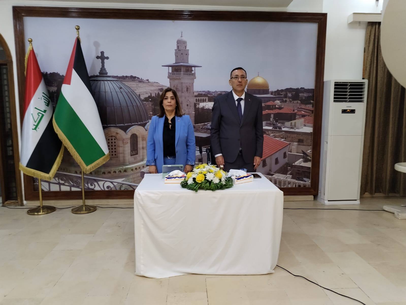 وزيرة شؤون المرأة تلتقي نساء الجالية الفلسطينية ورابطة المرأة العراقية في بغداد